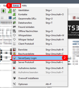 TeamSpeak 3 ServerQuery Login erstellen